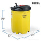 500 Gallon Plastic Vertical Double Wall Waste Oil Tank | 5780102N95703