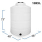 500 Gallon Plastic Vertical Liquid Storage Tank | 40148