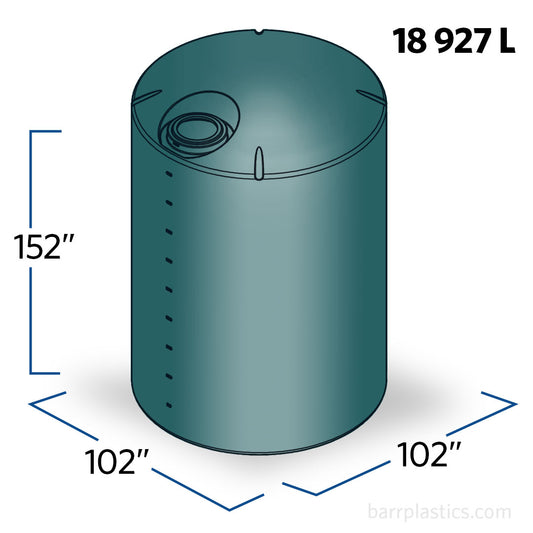 5000 Gallon Vertical Water Storage Tank | 40870