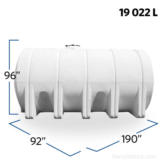 5025 Gallon Plastic Horizontal Leg Tank | 41879