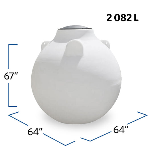 550 Gallon Plastic Underground Water Storage Cistern Tank | 40856