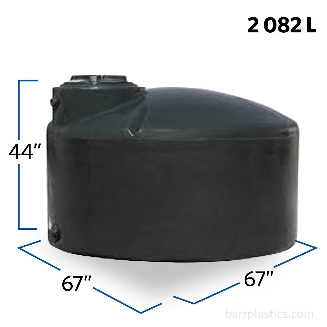 550 Gallon Vertical Water Storage Tank | 40703 | BARR Plastics