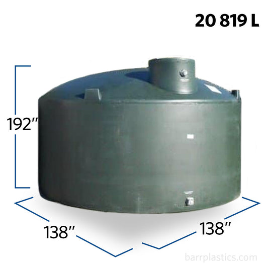 550 Gallon Plastic Vertical Water Storage Tank | 40864