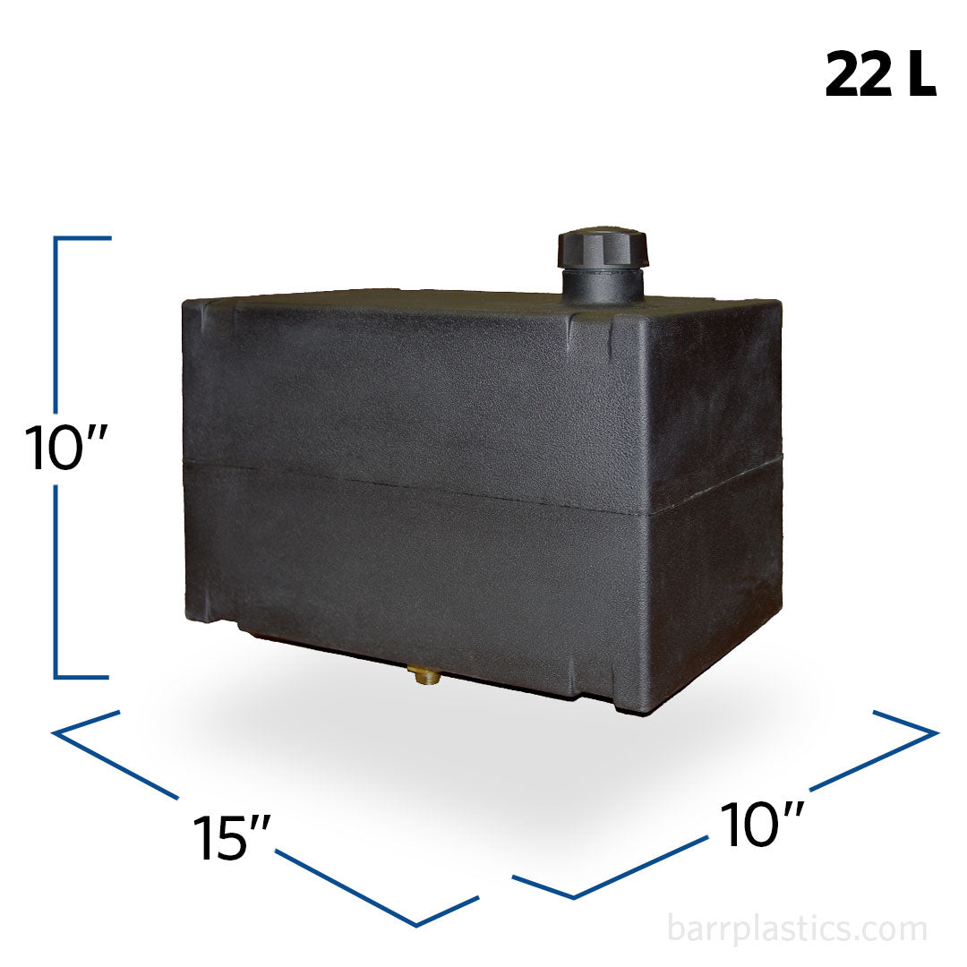 6 Gallon XLPE Fuel Tank with Fittings | SP0006-FUWB