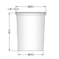 60 Gallon Open Top Vertical Tank with Lid | OT-50-L