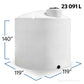 6100 Gallon Plastic Vertical Liquid Storage Tank | 40659