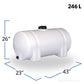 65 Gallon Plastic Horizontal Leg Tank | 45191