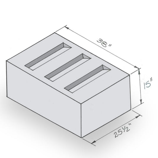 66 Gallon Box Shaped Tank | T55HW