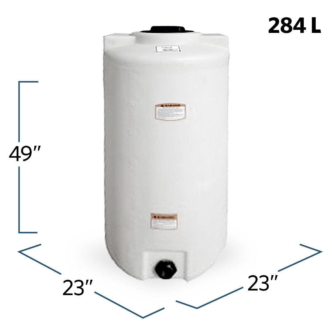 75 Gallon Plastic Vertical Liquid Storage Tank | 41863