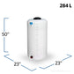 75 Gallon Plastic Vertical Liquid Storage Tank | VT0075-23