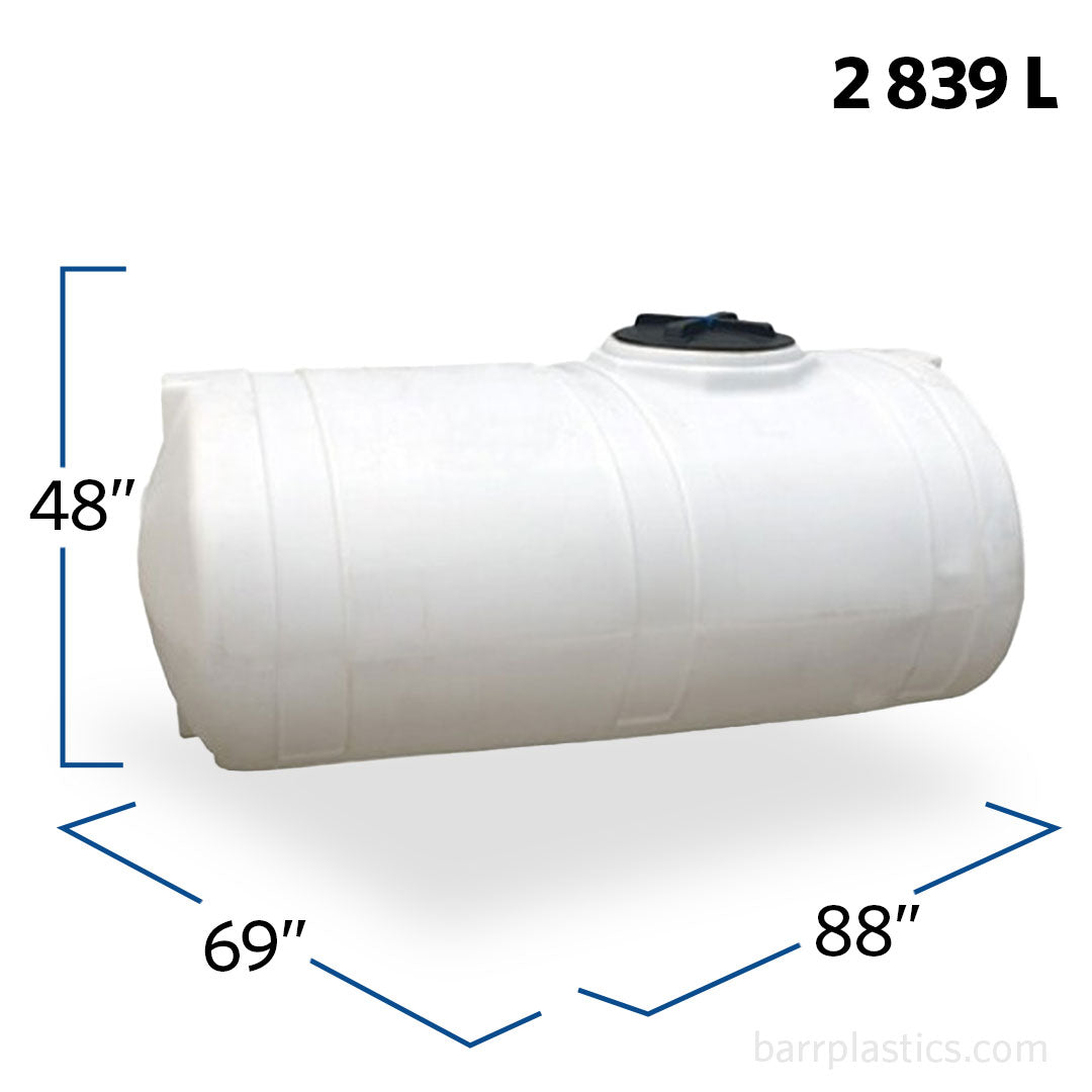 750 Gallon Horizontal Elliptical Cradle Tank | 40329