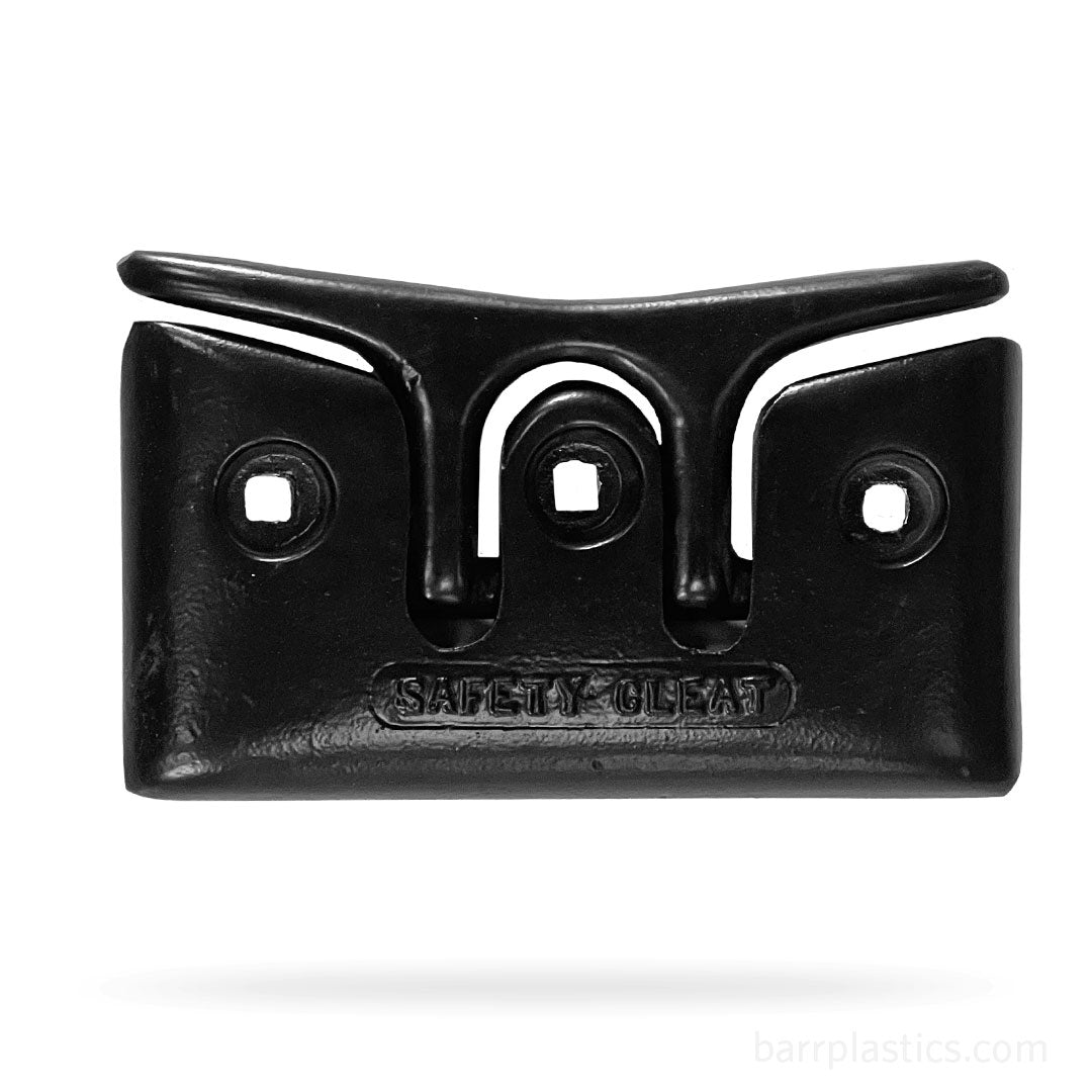 8" Aluminum Safety Cleat Black | C-SFTC-8B