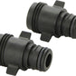 Quad Port x Garden Hose Adapter Fitting (Set of 2) | 20381007