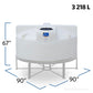 850 Gallon 15 Degree Plastic Vertical Cone Bottom Tank | CB0850-90