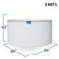 900 Gallon Open Top Vertical Tank | OP0900-86