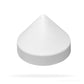 9.0" Cone Polypropylene Pile Cap (White) | PILECAP 9.0W