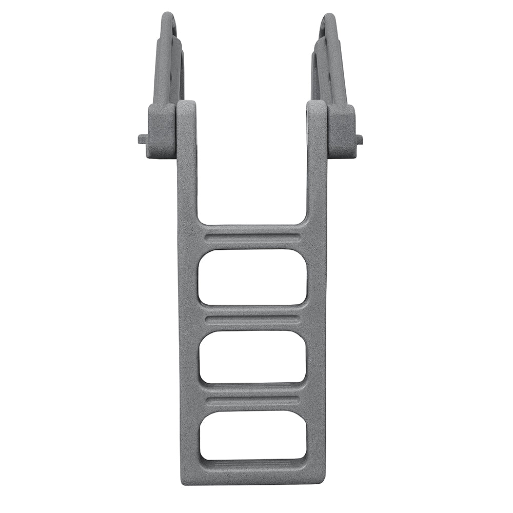 4 Step Polyethylene Dock Ladder (Grey) | DL-4-G