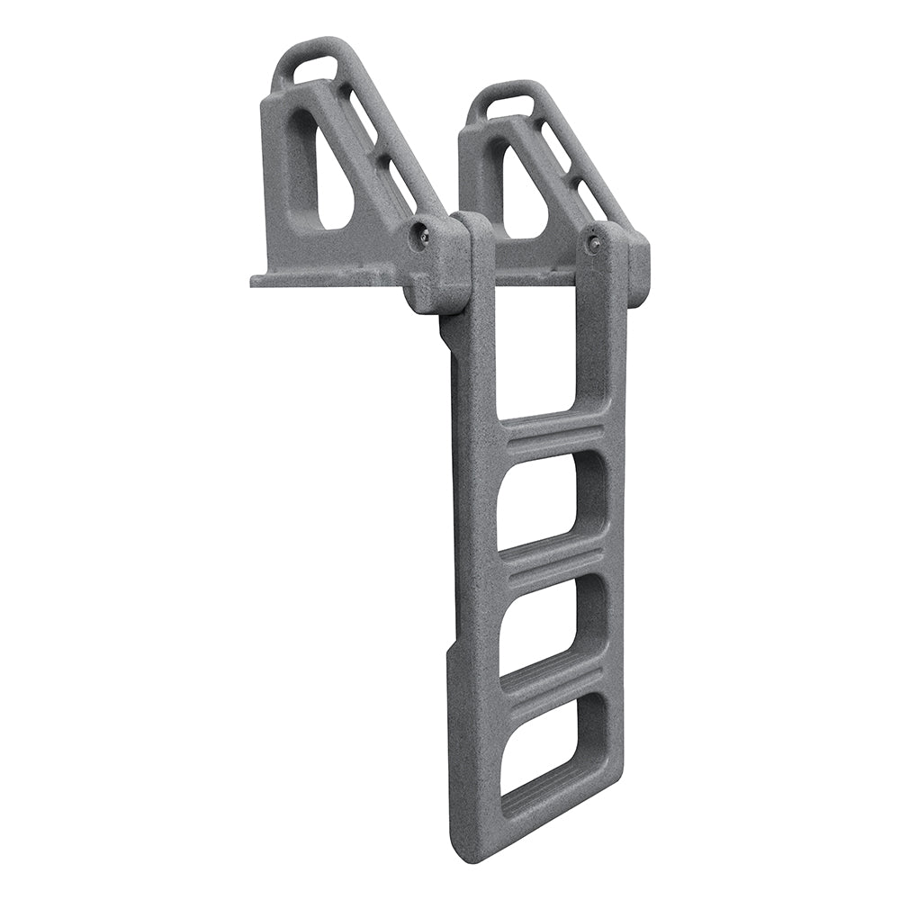 4 Step Polyethylene Dock Ladder (Grey) | DL-4-G