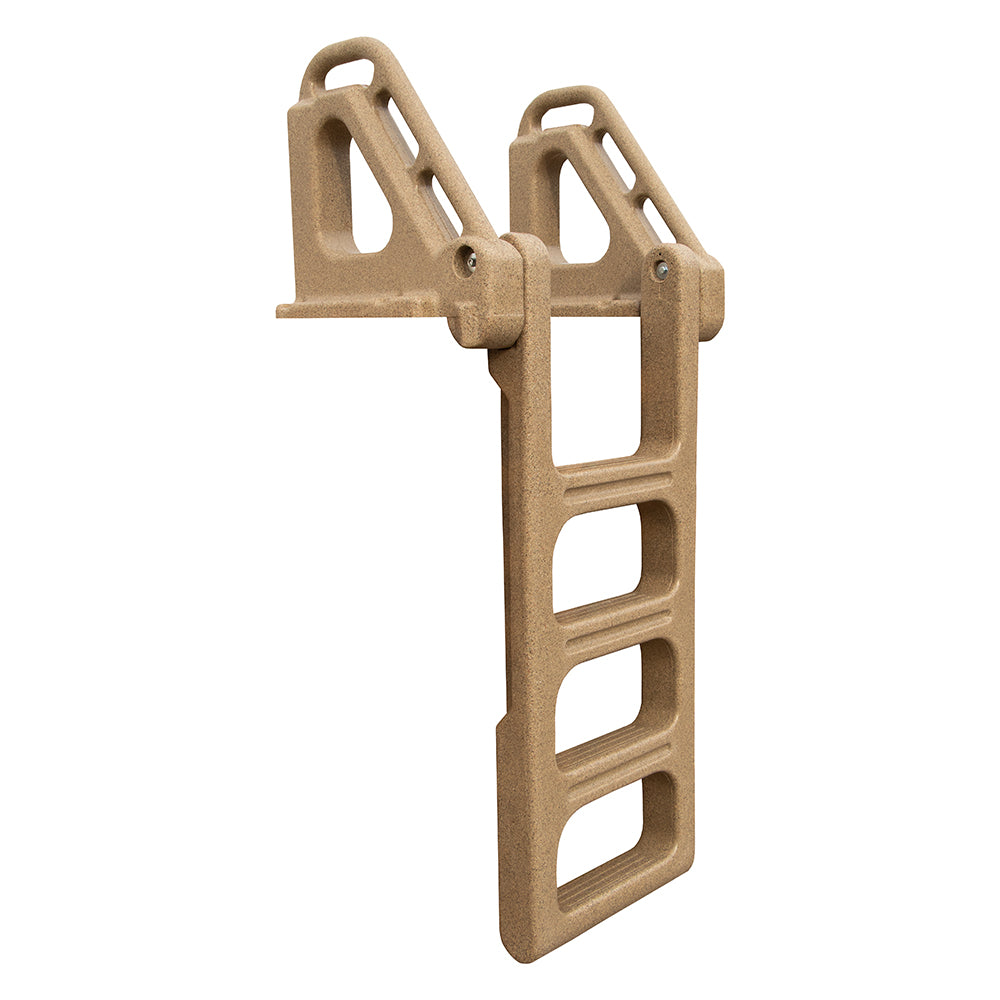 4 Step Polyethylene Dock Ladder (Sandstone) | DL-4