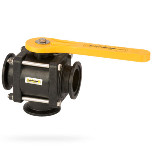 2" Full Port 3-Way Bottom Load Ball Valve Flange | MV220BL