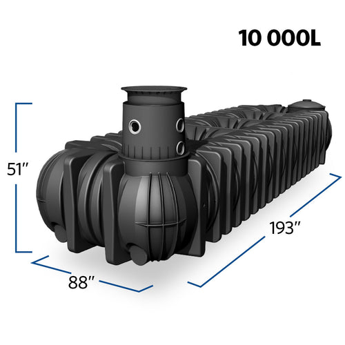 2600 Gallon Platin XL Flat Tank 10,000L without Tank Dome | 390822