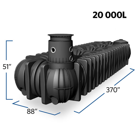 5300 Gallon Platin XXL Flat Tank 20,000L without Tank Dome | 391810