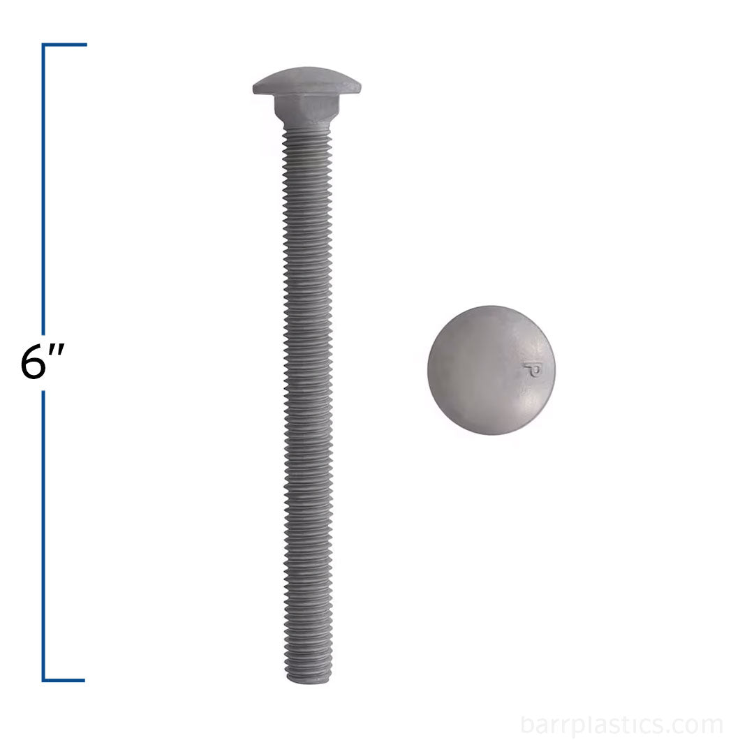 1/2" x 8" Galvanized Carriage Bolt | B852-603