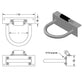 12" Hoop Pile Holder Assembly | PH-H12R