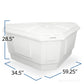 Large Triangular Polyethylene Dock Box | TR8011