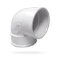 4" PVC 90° Drain Elbow Short Turn Pipe | 414154BC