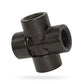 3/4" Polypropylene Threaded Pipe Cross | 62262