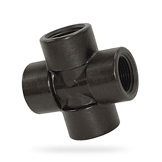 2" Polypropylene Threaded Pipe Cross | 62202