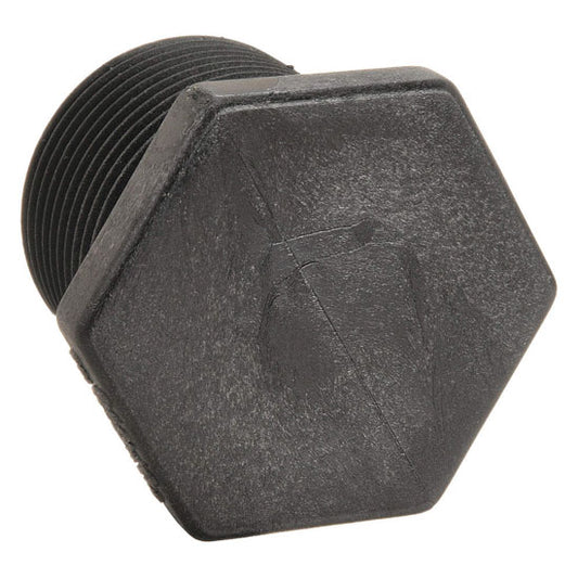 1-1/4" Polypropylene Threaded Pipe Plug | 62258