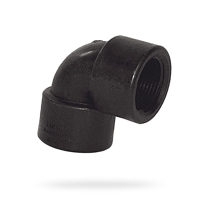 3" Polypropylene Threaded 90° Pipe Elbow | 62220