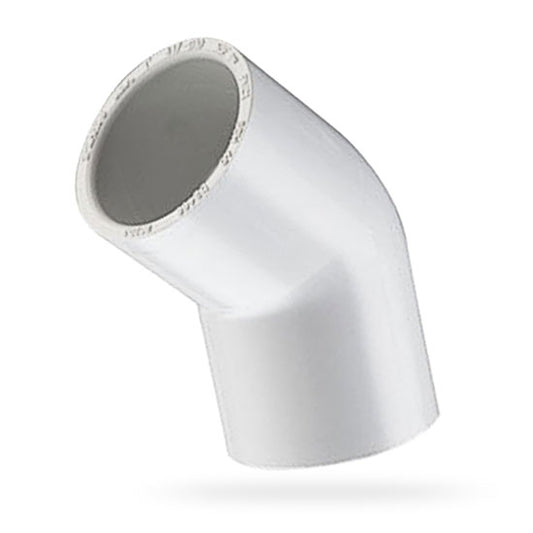 3/4" Schedule 40 PVC 45° Elbow Socket x Socket | 417-007