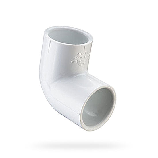 1/2" Schedule 40 PVC 90° Elbow Slip x Slip | 406-005