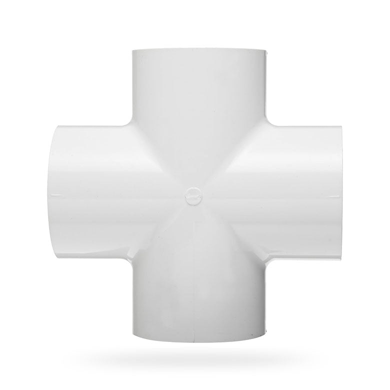 1-1/2" Schedule 80 PVC Cross (SxSxSxS) | 820-015