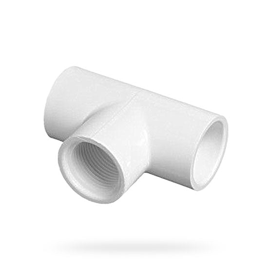 1-1/4" Schedule 80 PVC Tee Slip x Slip x FPT | 802-012