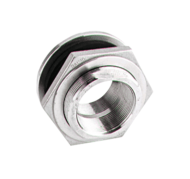 1-1/2" Stainless Steel Bulkhead Fitting - Hole Size: 3" | TF150SS