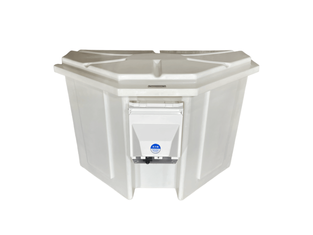 Medium Triangular Polyethylene Dock Box | TR8004