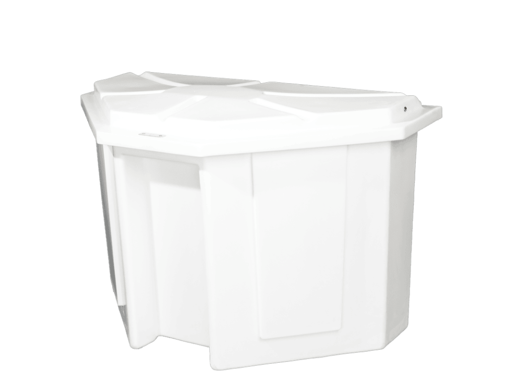 Medium Triangular Polyethylene Dock Box | TR8004