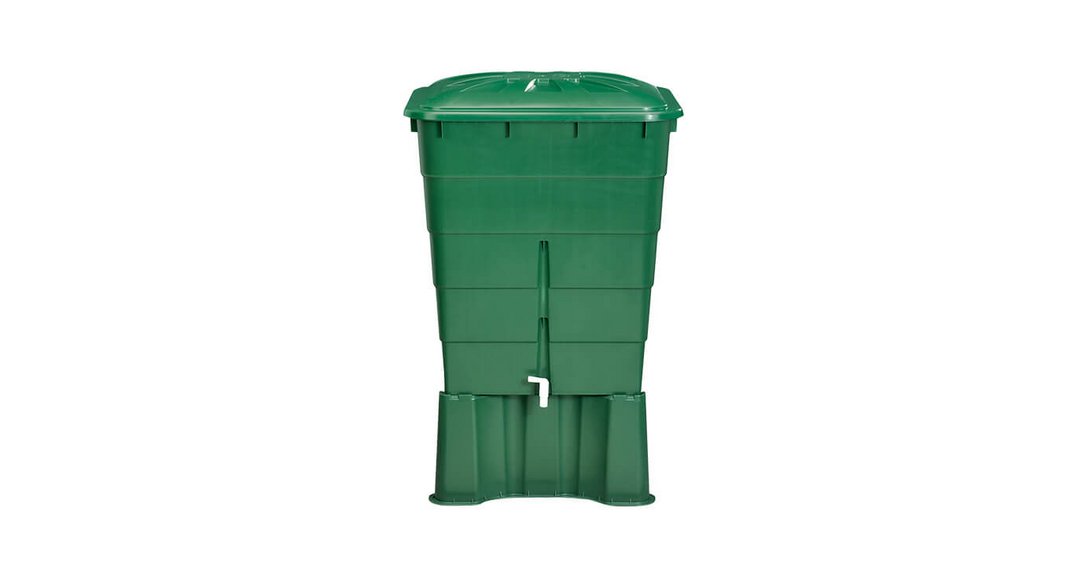 GRAF Square Rain Barrel 300L with Lid & Tap | 501206