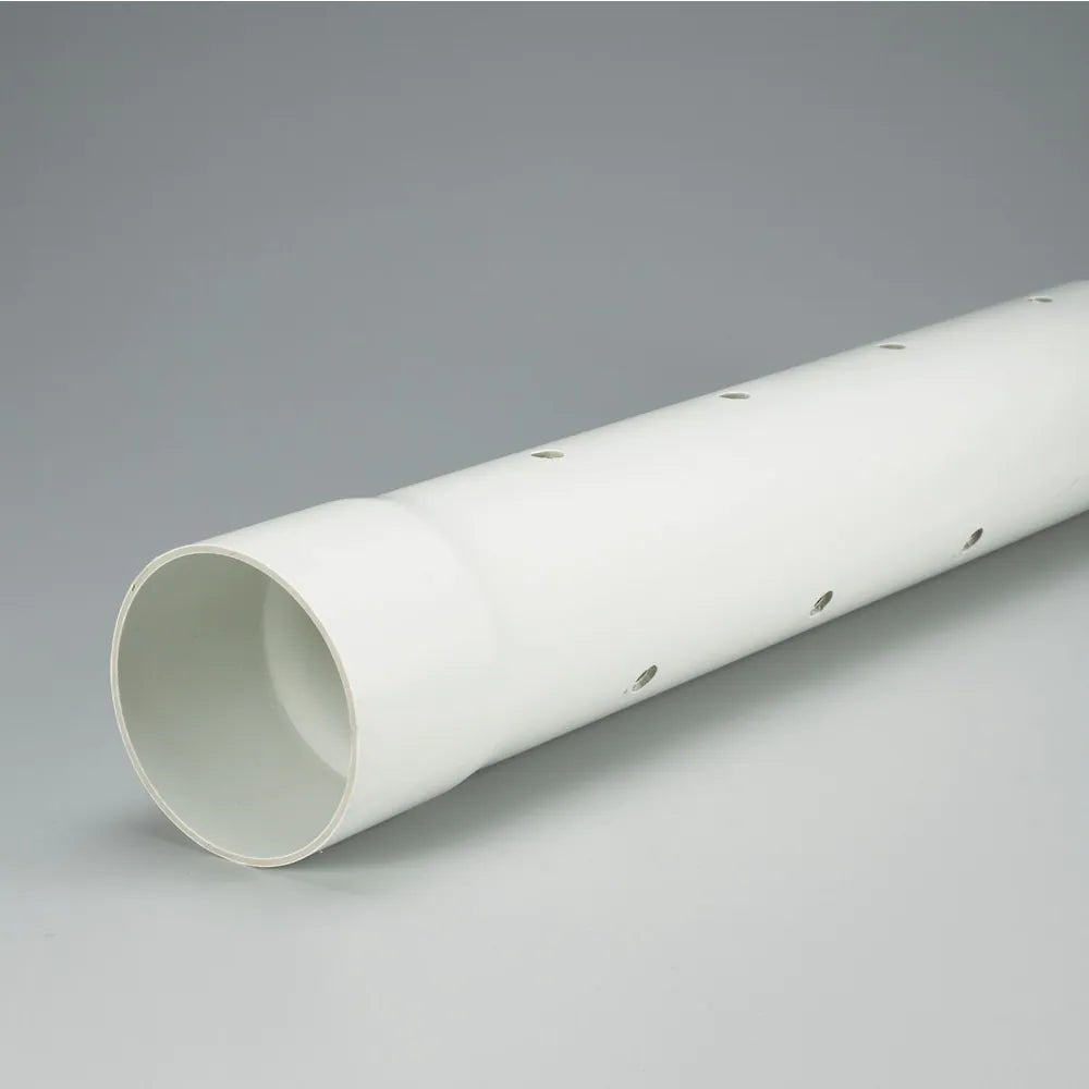 3" PVC Perforated Drain Pipe Non-CSA 1' MxF | DR-ASTM-3PF