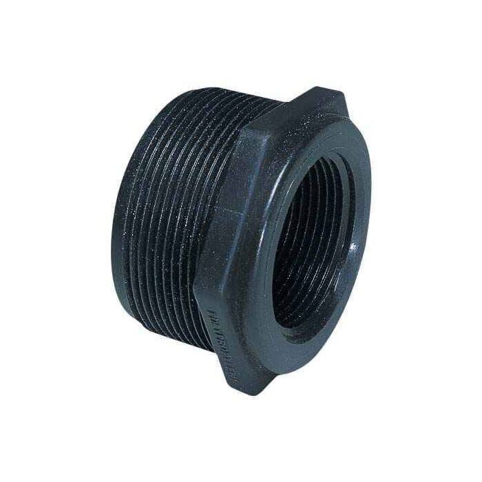 3/8" x 1/4" Polypropylene Threaded Reducer Bushing | 62466