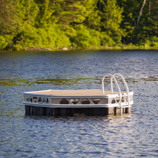 Complete Aluminum Floating Hexagonal Dock Kits